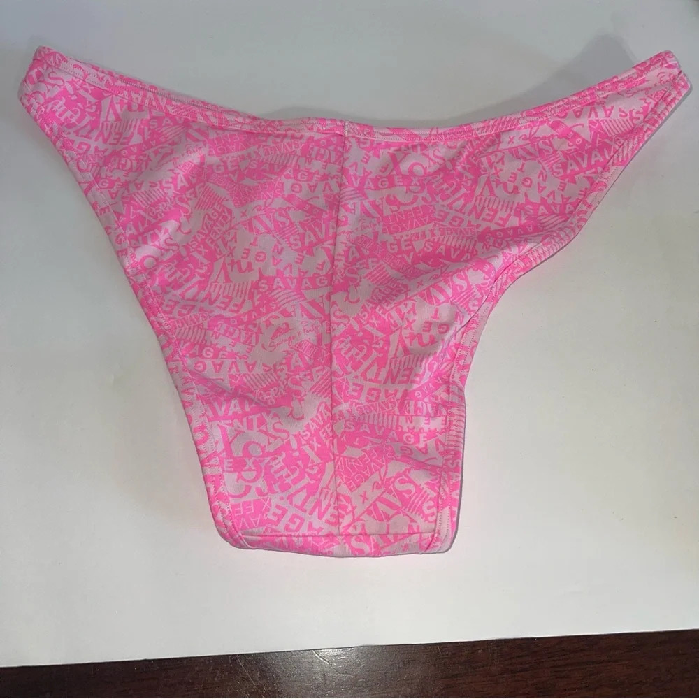 NWT Savage X Fenty By Rihanna Panty Pink Womens XL - Picture 6 of 6